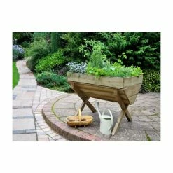H81cm x W100cm Wooden Kitchen Garden Trough