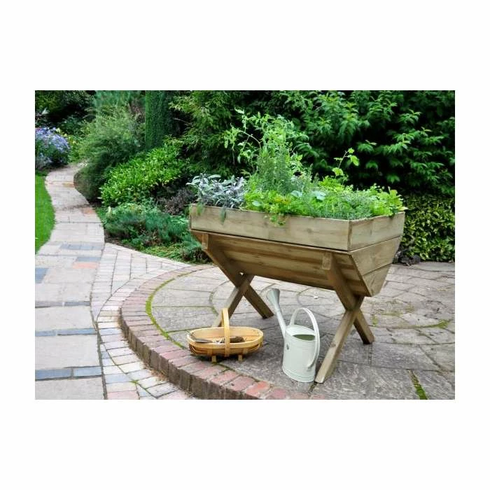 H81cm x W100cm Wooden Kitchen Garden Trough 1 H81cm x W100cm Wooden Kitchen Garden Trough