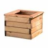 Charles Taylor 43cm Square Redwood Planter