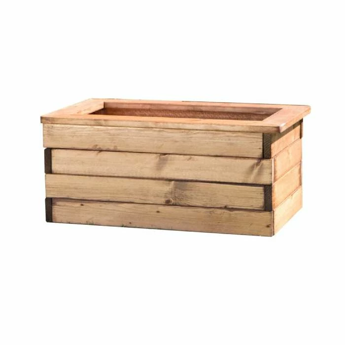 58cm Redwood Trough Planter by Charles Taylor 1 58cm Redwood Trough Planter by Charles Taylor