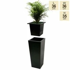 36cm Flared Square Planter Insert - By Primrose™ 5 36cm Flared Square Planter Insert - By Primrose™ -Outdoor PLANTERS Shop PP0007LAINSERT main image 5f6e