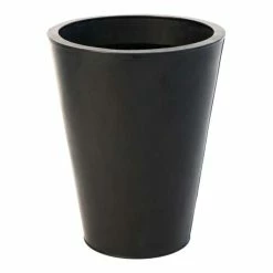 H56cm Zinc Galvanised Black Cone Planter - By Primrose™ 9 H56cm Zinc Galvanised Black Cone Planter - By Primrose™ -Outdoor PLANTERS Shop PP0009L add image 2 6066