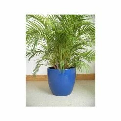 Fibreglass Eggpot Planter – French blue and other colours - H40cm x D44cm