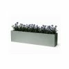 1m Window Box Fibreglass/Resin Planter - Aluminium