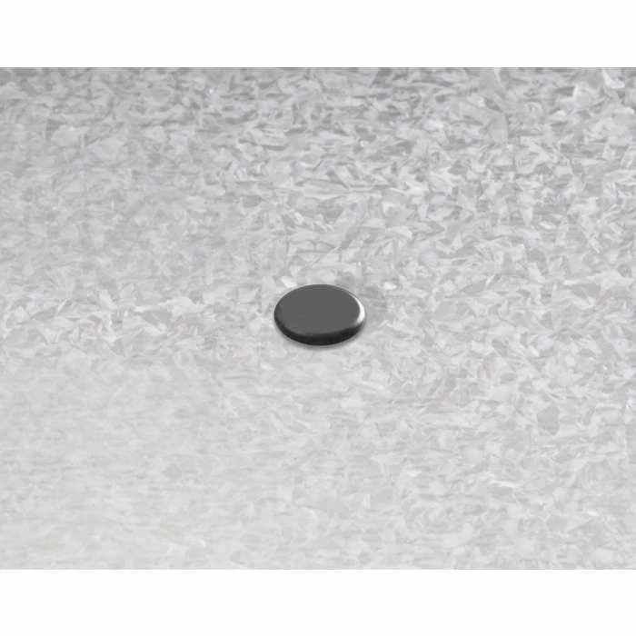 H42.5cm Zinc Galvanised Silver Flared Square Planter -By Primrose™ 4 H42.5cm Zinc Galvanised Silver Flared Square Planter -By Primrose™ - Image 4