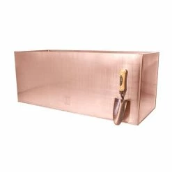 75cm Zinc Galvanised Trough Planter in a Copper Finish by Primrose™ -Outdoor PLANTERS Shop PP0261L add image 3 e37d