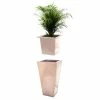 26cm Flared Square Planter Insert in a Copper Finish - By Primrose™