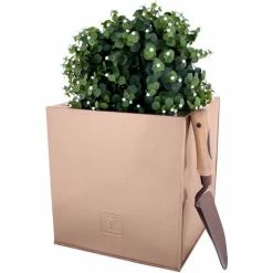 30cm Zinc Galvanised Cube Planter in a Copper Finish by Primrose™ -Outdoor PLANTERS Shop PP0264M add image 2 d90e