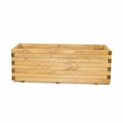 1.1m Pine Raised Trough Planter 15 1.1m Pine Raised Trough Planter -Outdoor PLANTERS Shop PP0381 add image 4 f610
