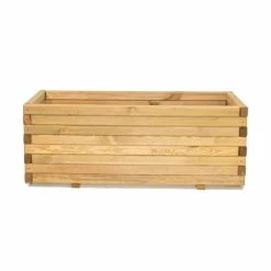 1m Pine Raised Trough Planter 15 1m Pine Raised Trough Planter -Outdoor PLANTERS Shop PP0382 add image 4 e6ae