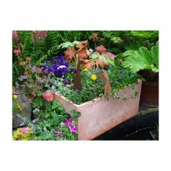 50cm Terracotta Fibrecotta Trough Planter -Outdoor PLANTERS Shop PP0450S add image 4 08db