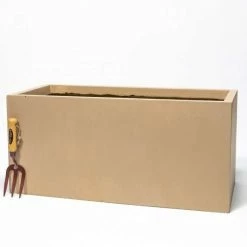 80cm Fibrecotta Large Sand Trough Planter