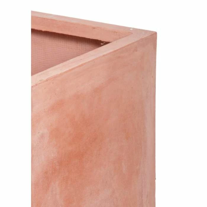25cm Terracotta Fibrecotta Small Cube Planter 2 25cm Terracotta Fibrecotta Small Cube Planter - Image 2