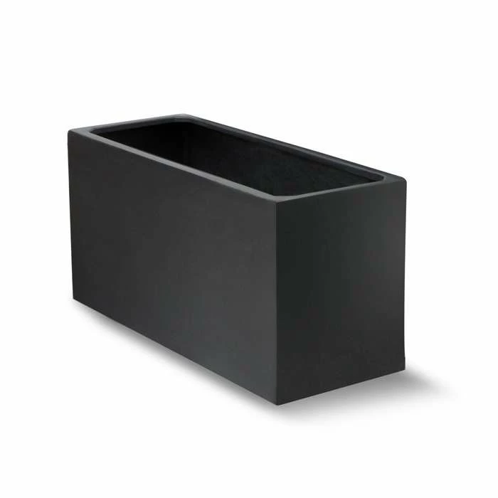 100cm Polystone Large Grey Trough Planter 4 100cm Polystone Large Grey Trough Planter - Image 4