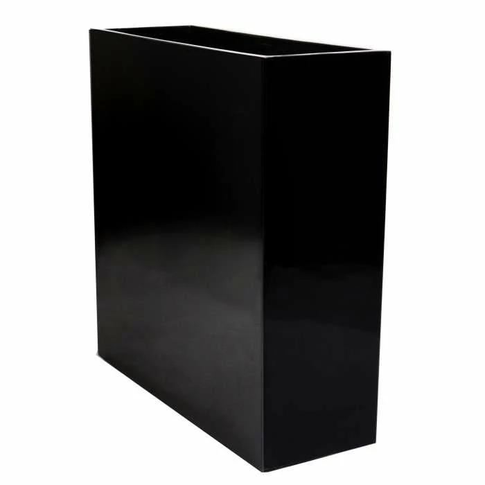 90cm Tall Trough Fibreglass Planter in Matt Black - By Primrose™ 4 90cm Tall Trough Fibreglass Planter in Matt Black - By Primrose™ - Image 4