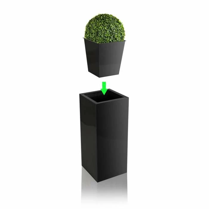 36cm Tall Cube Planter Insert - By Primrose™ 3 36cm Tall Cube Planter Insert - By Primrose™ - Image 3
