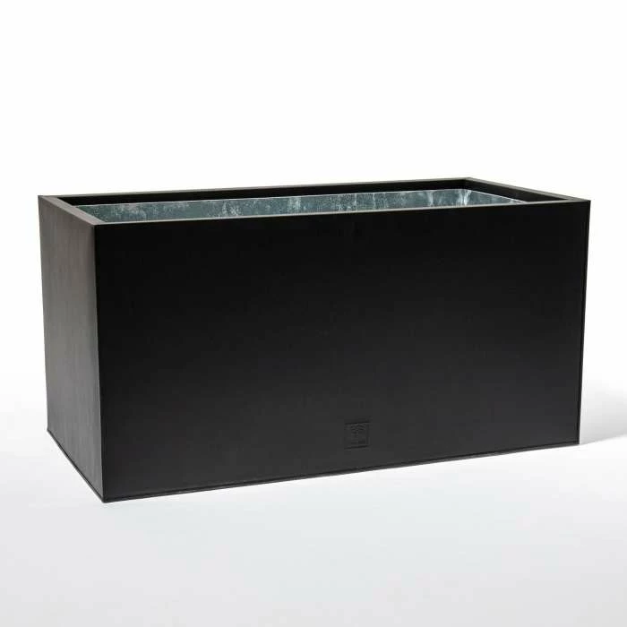 120cm Zinc Galvanised Black Trough 1 120cm Zinc Galvanised Black Trough