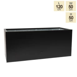 120cm Zinc Galvanised Black Trough 9 120cm Zinc Galvanised Black Trough -Outdoor PLANTERS Shop PP10702 main image 2042