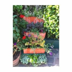 76cm Terracotta Fibrecotta Tall Trough Planter -Outdoor PLANTERS Shop PP1760L add image 3 a57a