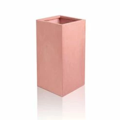 50cm Terracotta Fibrecotta Tall Cube Planter 5 50cm Terracotta Fibrecotta Tall Cube Planter -Outdoor PLANTERS Shop PP1762S add image 2 1f6b