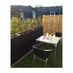 89cm Black Zinc Tall Trough Planter with Insert - By Primrose™ 12 89cm Black Zinc Tall Trough Planter with Insert - By Primrose™ -Outdoor PLANTERS Shop PP1772M add image 4 5695