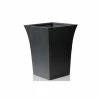 H55cm Black Square Flared Planter - By Primrose™