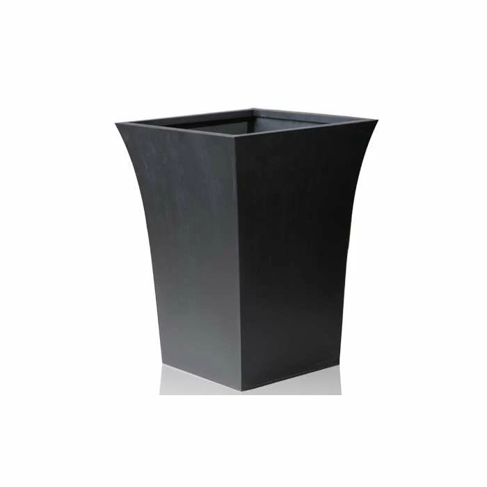 H50cm Black Square Flared Planter - By Primrose™ 1 H50cm Black Square Flared Planter - By Primrose™
