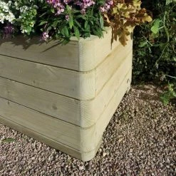 W1m (3ft 3in) Wooden Rectangular Marberry Planter by Rowlinson® -Outdoor PLANTERS Shop PP1878 add image 4 3e03