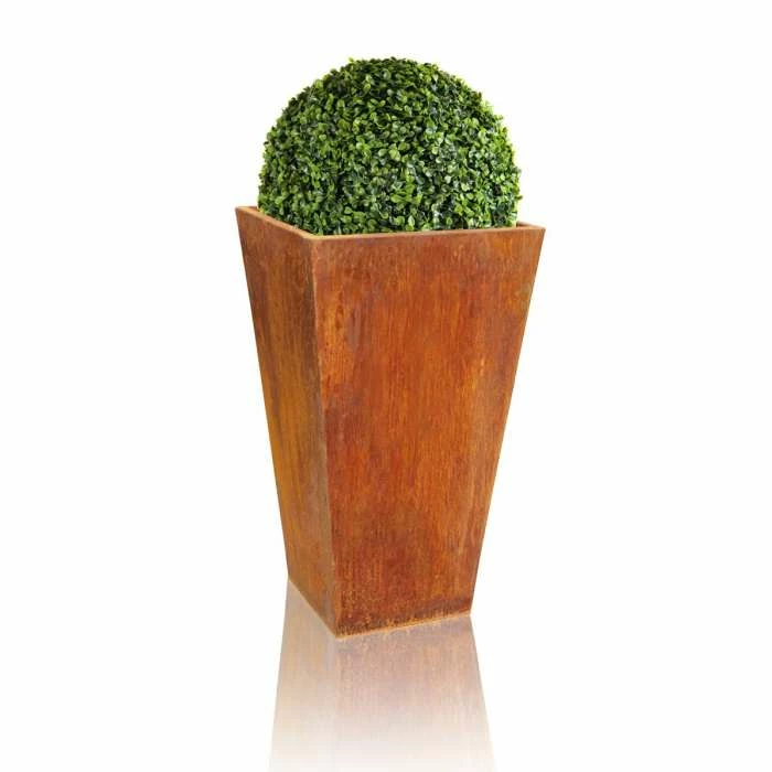 H60cm Corten Steel Flared Planter 1 H60cm Corten Steel Flared Planter