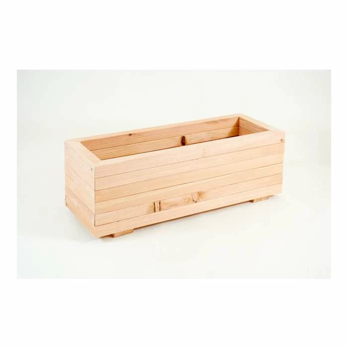 84cm Larch Wood Medium Trough Planter 1 84cm Larch Wood Medium Trough Planter