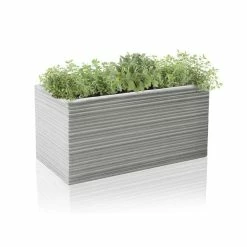 60cm Terracotta Fibrecotta Berniss Trough Planter