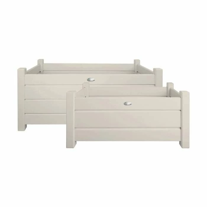 Versailles Trough Planters - Set of 2 - 59cm/79cm 1 Versailles Trough Planters - Set of 2 - 59cm/79cm