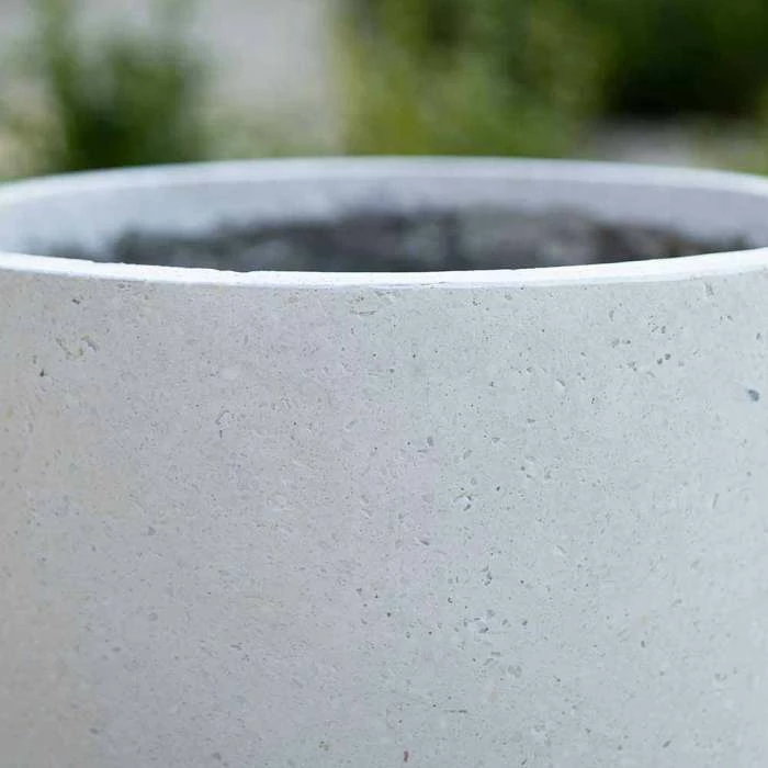 Egg Shape 50cm Handmade Fiberstone Planter in White - Exclusive to Primrose 3 Egg Shape 50cm Handmade Fiberstone Planter in White - Exclusive to Primrose - Image 3