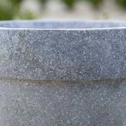 Round 44cm Handmade Fiberstone Rimmed Planter in Grey - Exclusive to Primrose 9 Round 44cm Handmade Fiberstone Rimmed Planter in Grey - Exclusive to Primrose -Outdoor PLANTERS Shop PP21GRYM PP21GRYL 3 a029