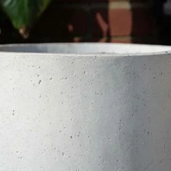 Cylinder 55cm Handmade Fiberstone Planter in White - Exclusive to Primrose 11 Cylinder 55cm Handmade Fiberstone Planter in White - Exclusive to Primrose -Outdoor PLANTERS Shop PP22WHTM PP22WHTL 4 c41f