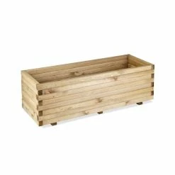 1.2m Pine Raised Trough Planter -Outdoor PLANTERS Shop PP2309 add image 7 b718
