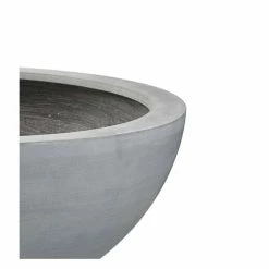 70cm Polystone Lismore Grey Low Planter -Outdoor PLANTERS Shop PP2358S add image 4 0329