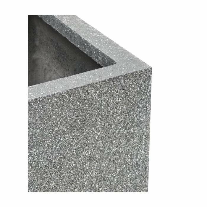 40cm Fibrecotta Kadamus Cube Planter in Dark Grey Meteor Texture 3 40cm Fibrecotta Kadamus Cube Planter in Dark Grey Meteor Texture - Image 3