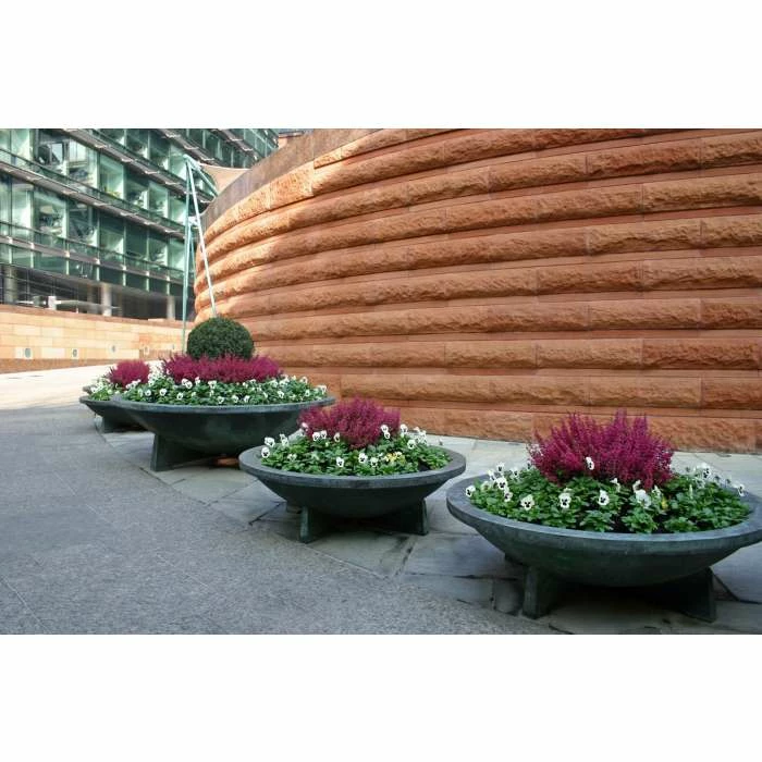 Large Fibreglass Cauldron Bowl / Water feature 120cm 1 Large Fibreglass Cauldron Bowl / Water feature 120cm