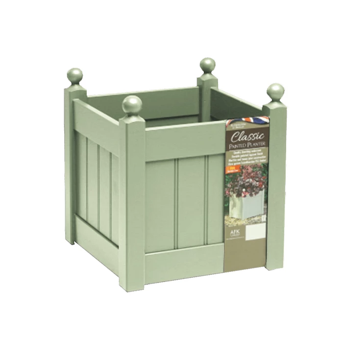 46cm Timber Heritage Sage Green Classic Planter 1 46cm Timber Heritage Sage Green Classic Planter