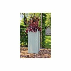 90cm Timber Charcoal Grey Tall Classic Planter -Outdoor PLANTERS Shop PP2735 add image 1 c128