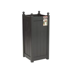 90cm Timber Charcoal Grey Tall Classic Planter