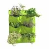 Living Wall Felt Planter 6 Pockets, Lime green 70cm (2ft 3 1/2in)