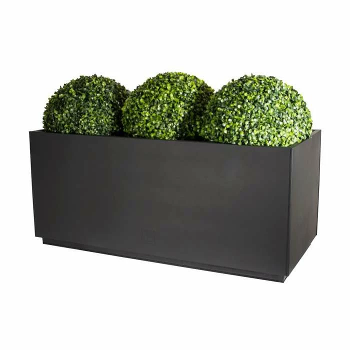 100cm Zinc Galvanised Kick-Bottom Trough Planter in Copper by Primrose™ 1 100cm Zinc Galvanised Kick-Bottom Trough Planter in Copper by Primrose™
