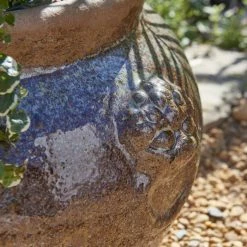 H48cm Ceramic Washed Bowl Planter -Outdoor PLANTERS Shop PP2929BR add image 5 d51b