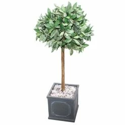 H37cm Chelsea Lead Effect Framed Cube Planter - By Terra Pot -Outdoor PLANTERS Shop PP3021 add image 2 cf44