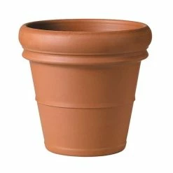 44cm Terracotta Verona Rolled Rim Planter
