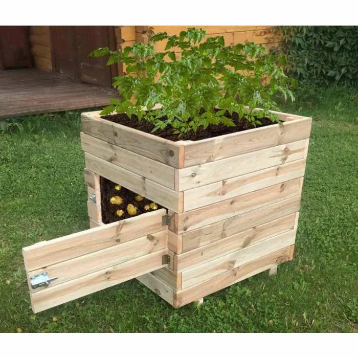 60cm (23in) Square Potato Planter with door by Zest® 1 60cm (23in) Square Potato Planter with door by Zest®