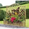 York Wooden Trellis Planter