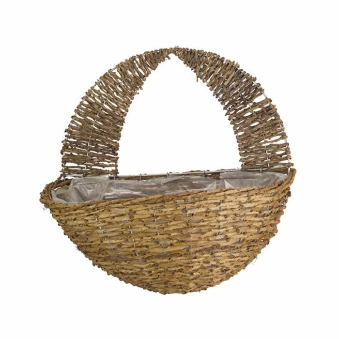 Smart Garden Country Rattan Wall Planter Basket - 40cm (16") 1 Smart Garden Country Rattan Wall Planter Basket - 40cm (16")